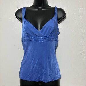 Authentic Y2K Versace Greco Tank with Criss Cross Straps